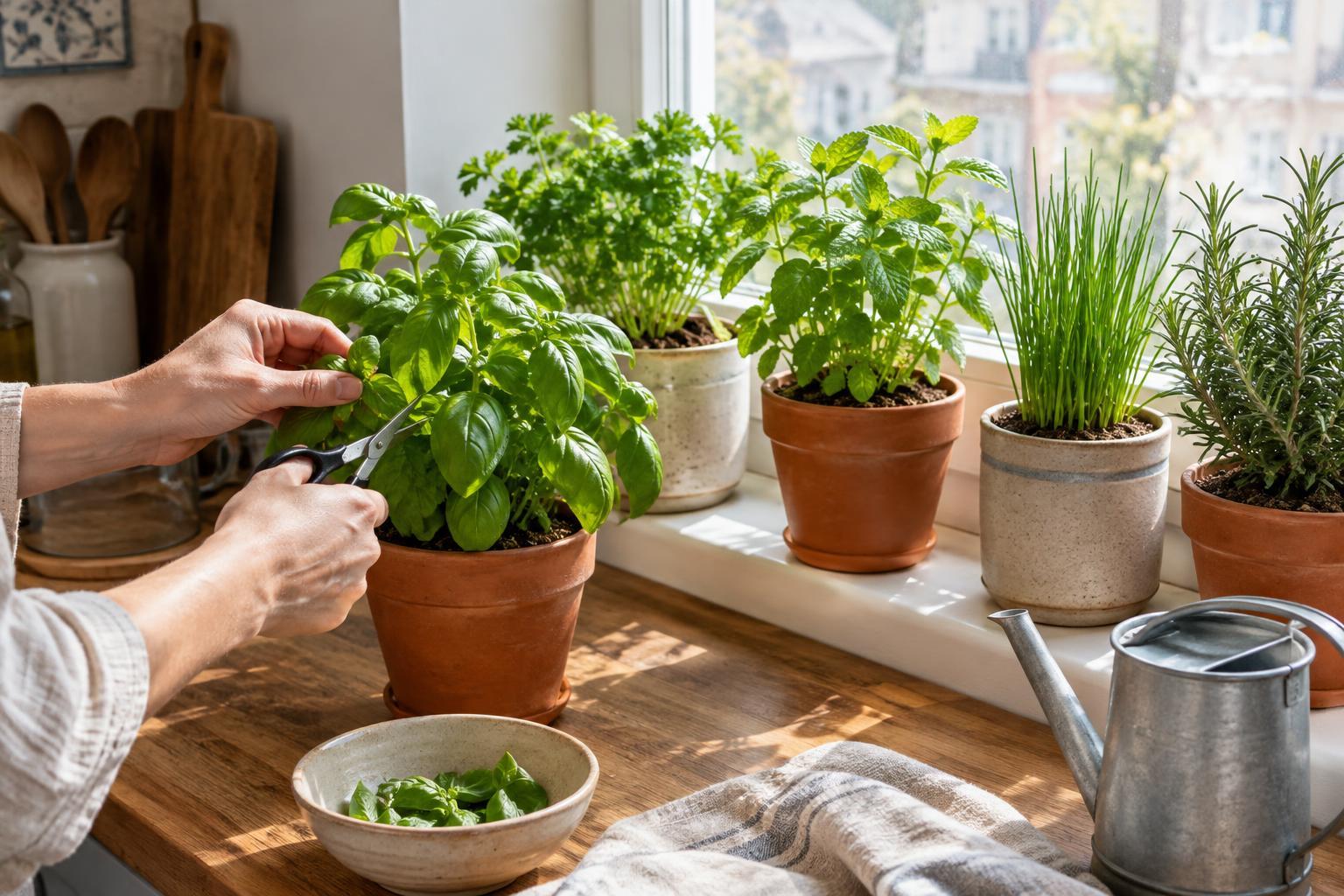 How to Grow Culinary Herbs Indoors