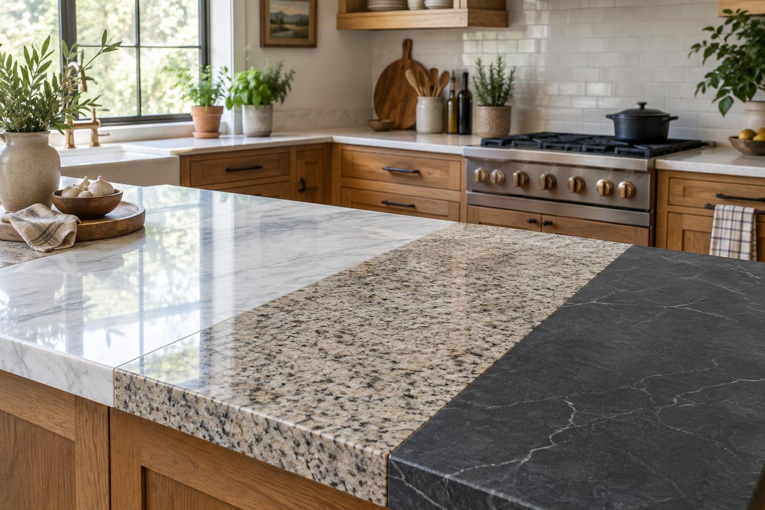Marble, Granite or Soapstone: Choosing Natural Stone for a Countertop
