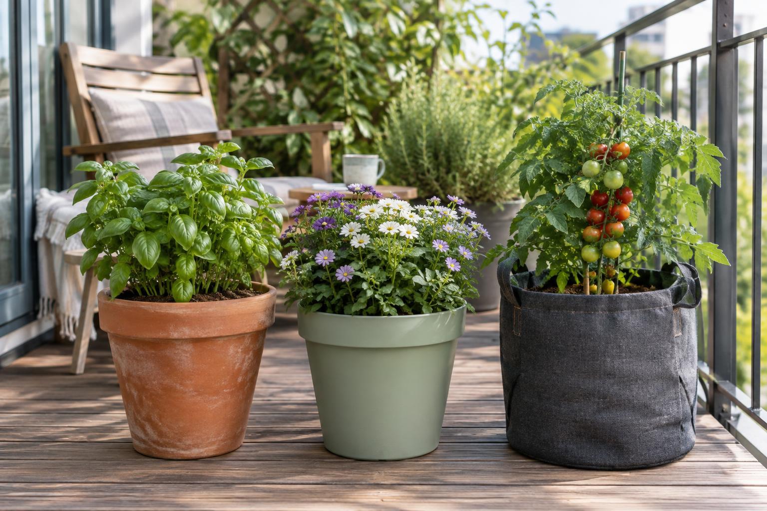 Terracotta, Plastic or Fabric Pots: Which Works Best Outdoors?