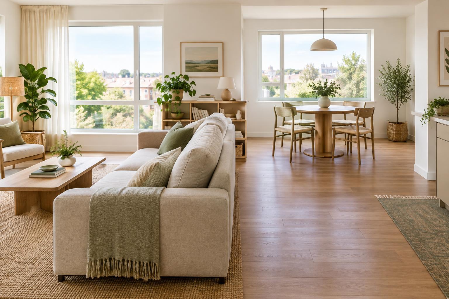 How to Divide an Open-Plan Living and Dining Room Without Building Walls