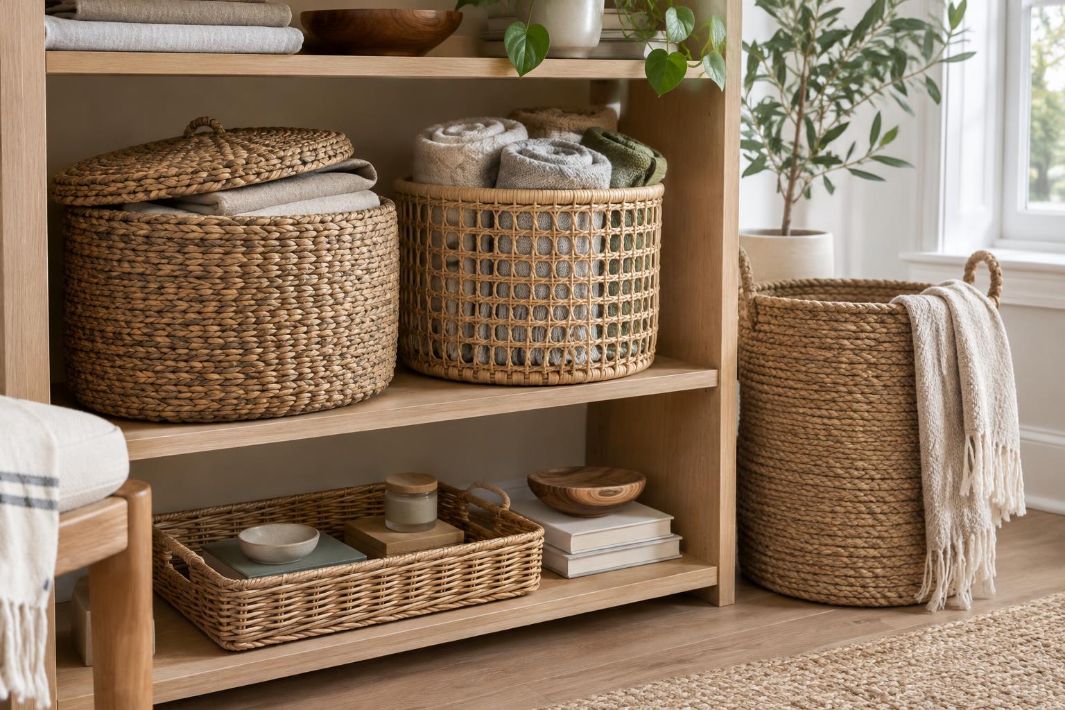 How to Choose Natural-Fiber Baskets for Everyday Storage