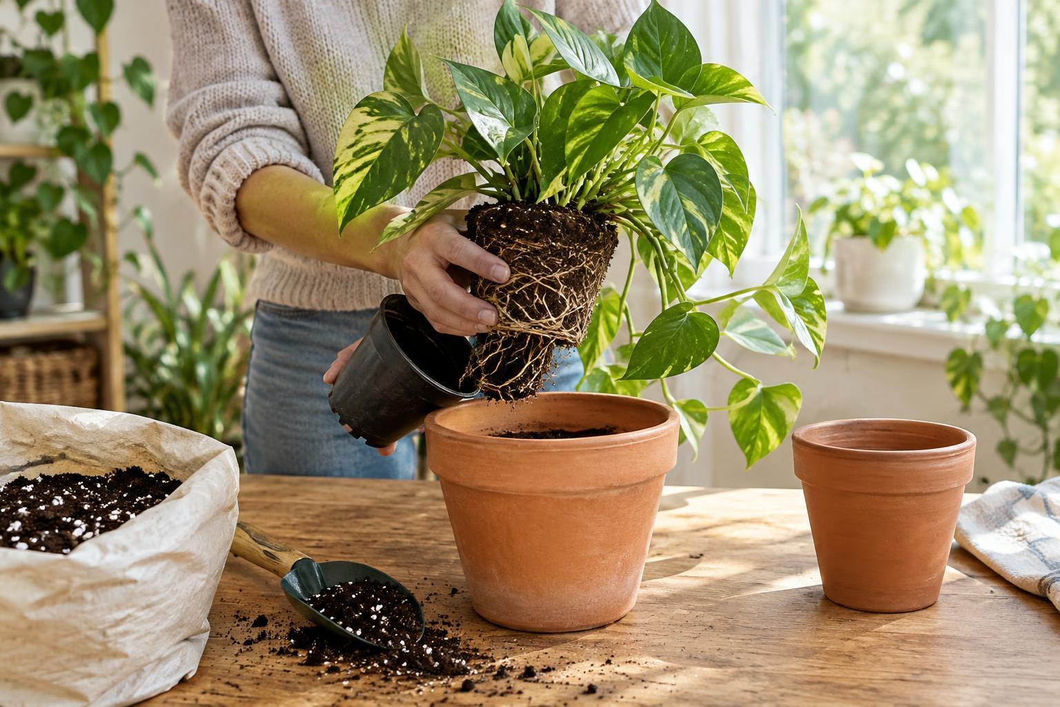 When and How to Repot a Houseplant