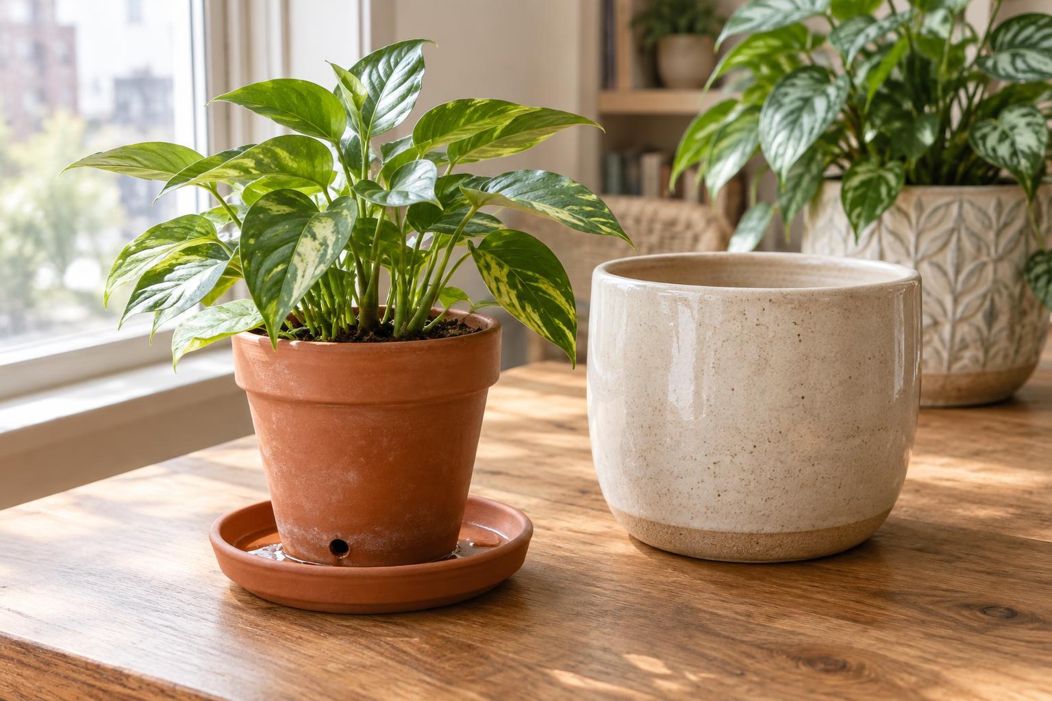 Drainage Holes, Saucers and Cachepots: Choosing a Practical Plant Container