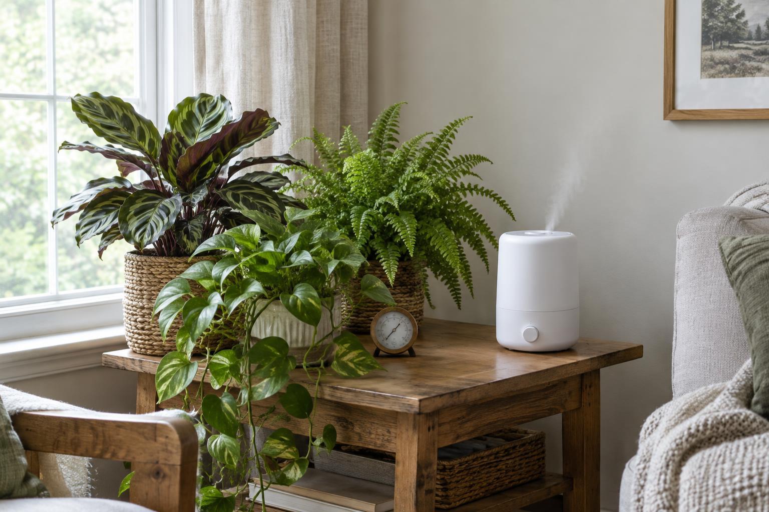 How to Raise Humidity for Houseplants Without Making a Room Damp