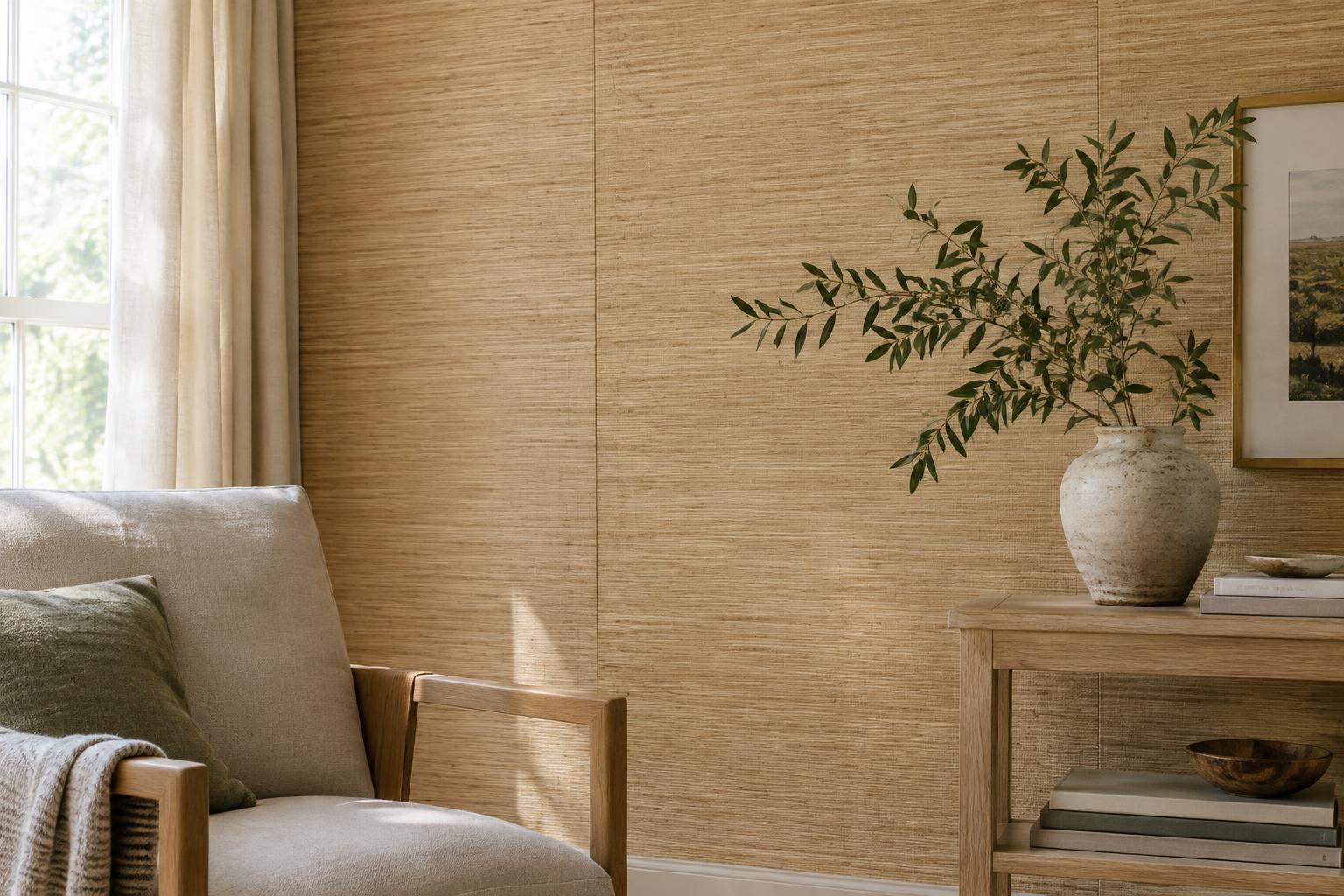 Grasscloth Wallpaper: What to Know About Seams, Stains and Humidity